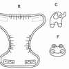 McCall's 6108 Sewing Pattern to MAKE Animal Appliqué Bibs & Nappy Wraps - Image 2
