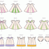 McCall's 7177 Sewing Pattern to MAKE Toddler Dresses & Panties NB-XL - Image 2
