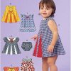 McCall's 7177 Sewing Pattern to MAKE Toddler Dresses & Panties NB-XL