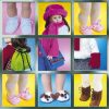 McCall's 3469 Doll Boots Shoes Slippers Sandals Mitts Bags Hat Scarf Sew Pattern