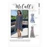 McCall's 8062 Sewing Pattern to MAKE Straight Handkerchief or High-Low Hem Dress