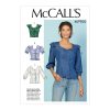 McCall's 7900 Easy Sewing Pattern to MAKE Fitted Button-Front Tops in Cup-Sizes