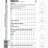 McCall's 8043 Sewing Pattern to MAKE Easy Misses Semi-Fitted Tops w/Variations - Image 3