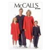 McCall's 7299 Sewing Pattern to MAKE Patch Pocket Top, Nightshirt & Pants family