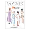 McCall's 6098 Sewing Pattern to MAKE Girls' Very Stylish Quick Easy Dresses