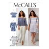 McCall's 7543 Sewing Pattern to MAKE Misses' Off-the-Shoulder Tops Tunic & Dress