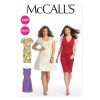 McCall's 6920 Sewing Pattern to MAKE Easy Misses/Petite Dresses w/Neck Variation