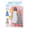 McCall's 7558 Sewing Pattern to MAKE Sleeveless & Ruffle Empire-Waist Dress