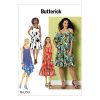Butterick 6350 Sewing Pattern to MAKE Sleeveless and Cold-Shoulder Tent Dresses