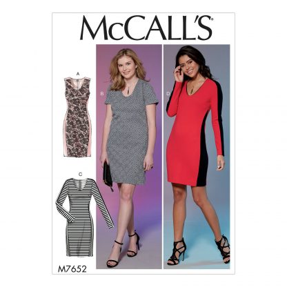 McCall's 7652 OOP Sewing Pattern to MAKE Petite/Women's/Women's Petite Dresses