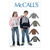 McCall's 7619 Sewing Pattern to MAKE Girl & Boy Lined Zipped Jackets