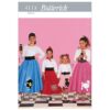 Butterick 4113 Pattern to MAKE Girls' Circle Poodle Skirts inc. Appliques