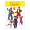 McCall's 6142 Adult or Child Clown & Jester Costumes