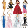 McCall's 6232 Teenage Doll Clothes - Sindy/Barbie Bride Princess Gypsy Dresses