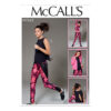 McCall's 7663 Loose Fitting Jacket, Fitted Tops with Cross Over Back, Leggings 2 way stretch
