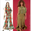 McCall's 7692 Semi-Fitted Lined Top & Semi-Fitted Trousers with Back Zipper