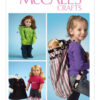 McCall;s 6854 18 inch Doll Clothes & Carrier - American Girl My Generation etc