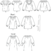 McCall's 6470 Easy Very Loose-Fitting Pullover Tops Lg-XLg-XXLg - Image 2